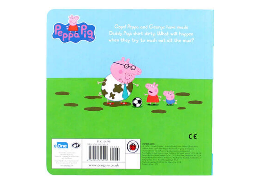 Kép 2/3 - könyv gyerekkönyv angol könyv usborne okoskönyv gyerek 9780241316016 Peppa's washing day