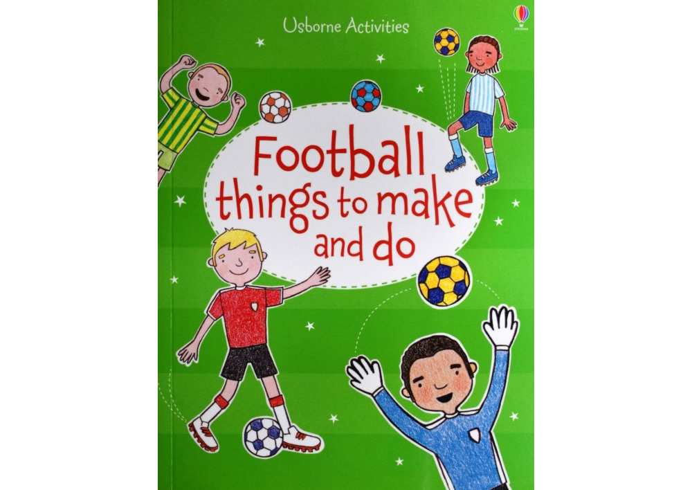 Kép 4/5 - könyv gyerekkönyv Usborne angol Okoskönyv gyerek könyv 9781409583448 Football Activity Pack