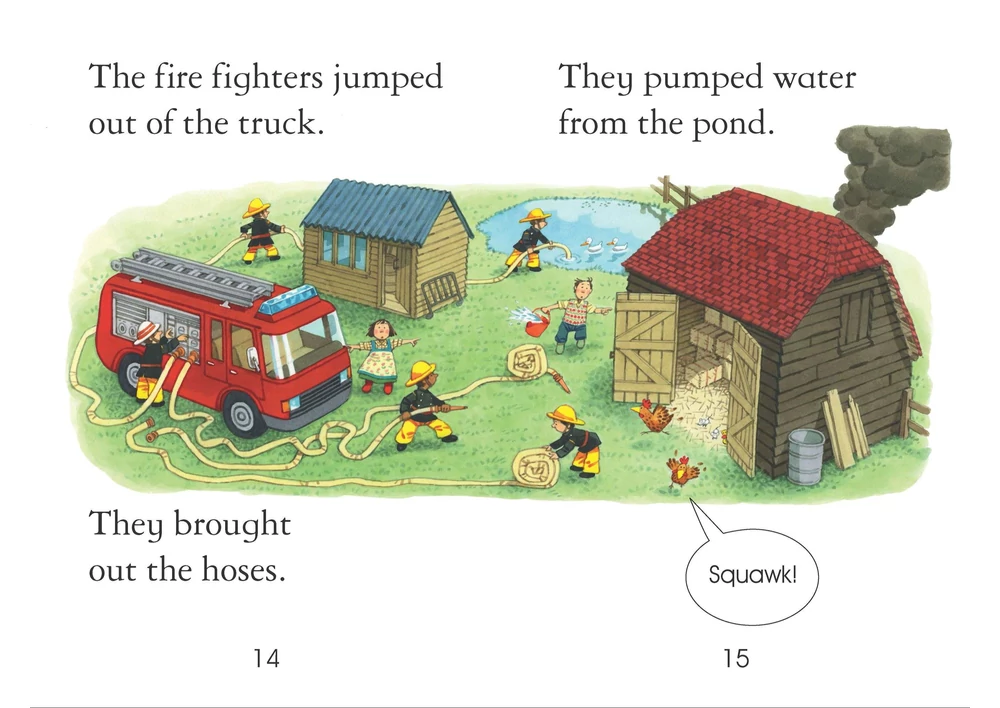 Kép 3/4 - könyv gyerekkönyv angol könyv usborne okoskönyv gyerek 9781409598176 Barn on fire