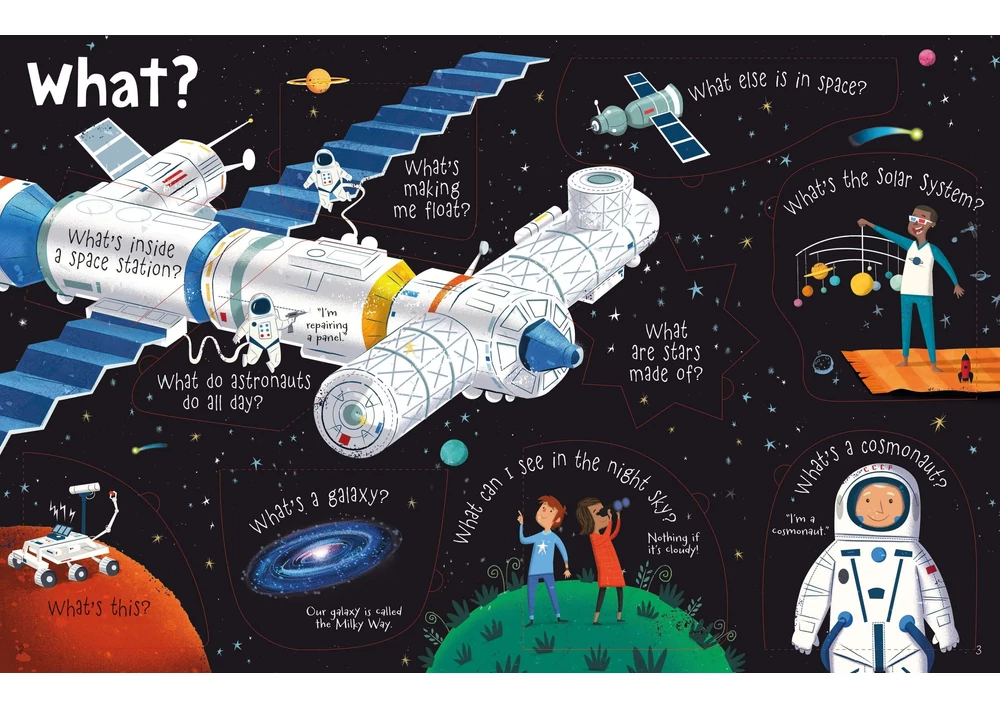 Kép 2/6 - Angol könyv, Okoskönyv, Usborne - LTF Q&amp;A about Space