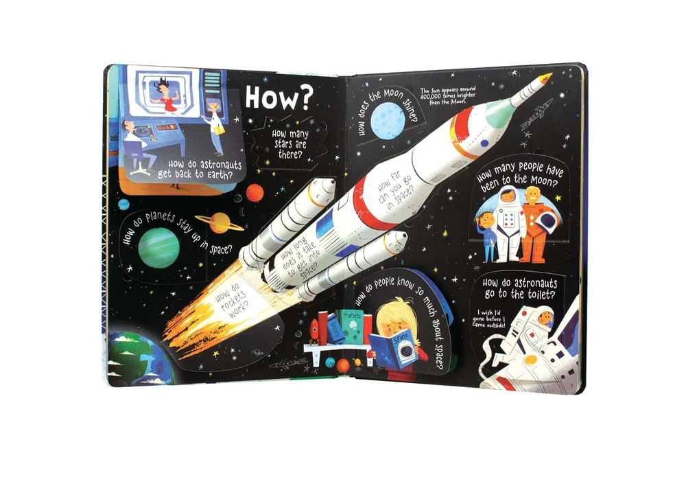 Kép 6/6 - Angol könyv, Okoskönyv, Usborne - LTF Q&amp;A about Space