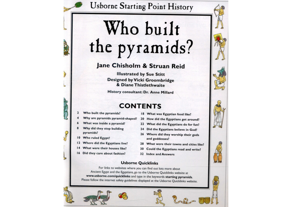 Kép 3/6 - könyv gyerekkönyv angol gyerekkönyv usborne okoskönyv gyerek Who build the Pyramids? 9781409599760