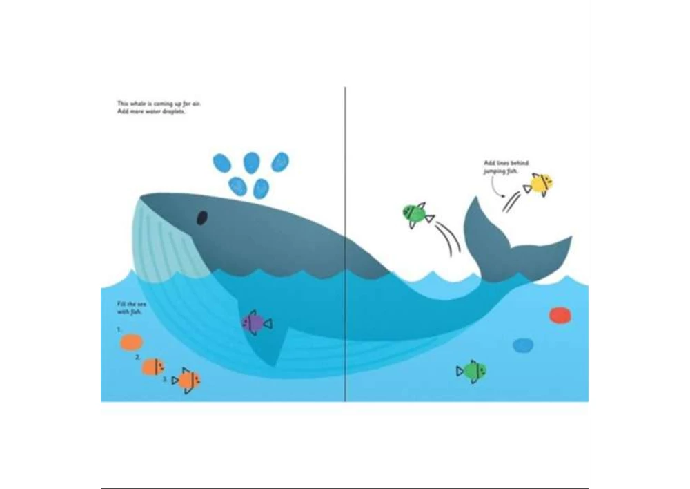 Kép 4/4 - Okoskönyv Usborne angol könyv 9781474914338 Fingerprint Activities Animals