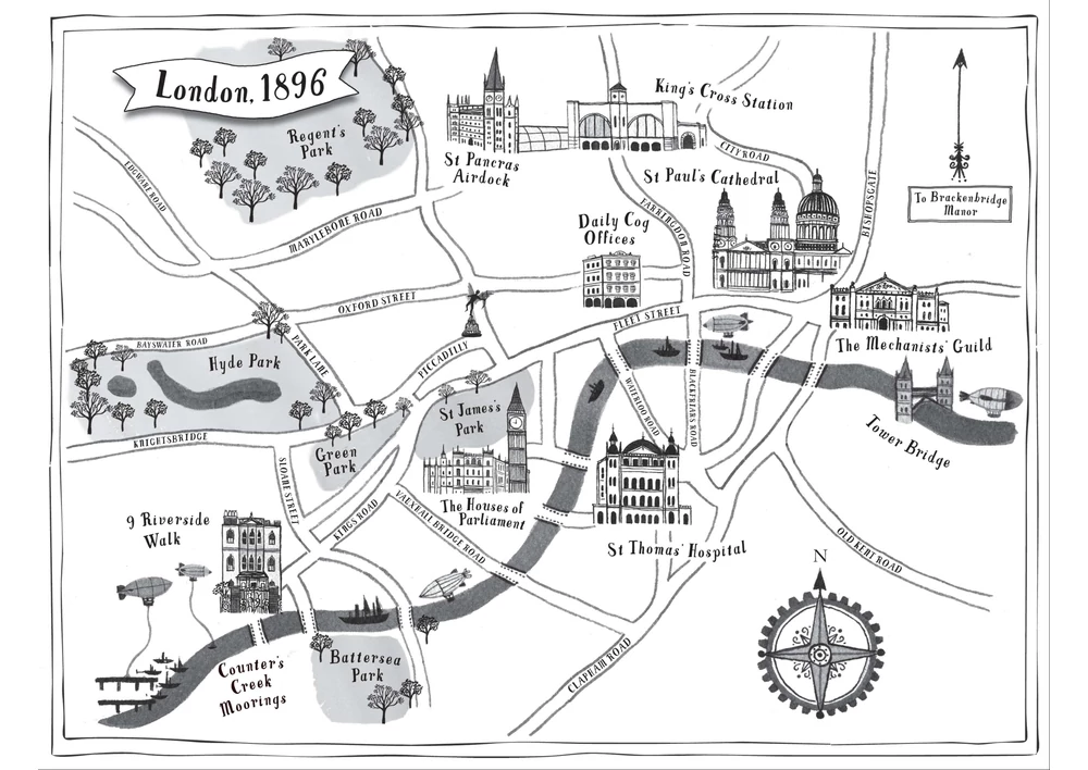 Kép 2/5 - könyv gyerekkönyv usborne angol könyv Okoskönyv Usborne 9781474915007 Cogheart