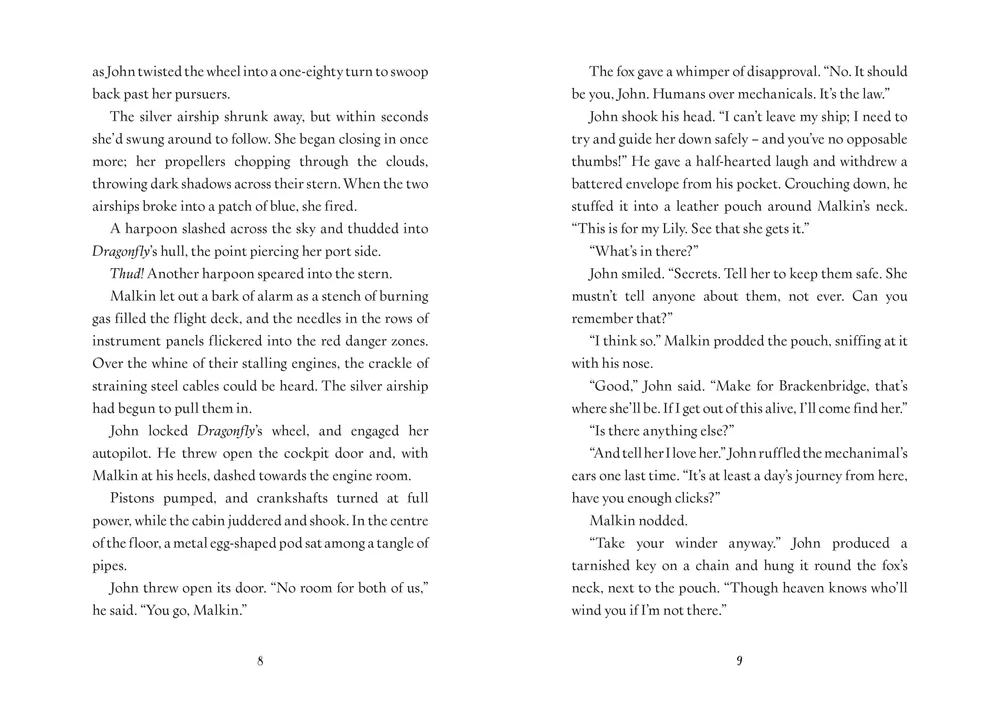 Kép 4/5 - könyv gyerekkönyv usborne angol könyv Okoskönyv Usborne 9781474915007 Cogheart