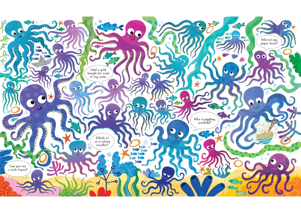 Kép 3/4 - könyv gyerekkönyv angol könyv usborne okoskönyv gyerek 9781474927925  Usborne Book and Jigsaw Under the Sea