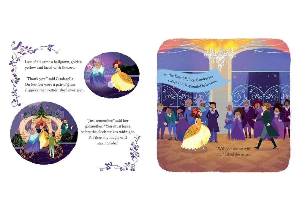 Kép 4/4 - könyv gyerekkönyv angol könyv usborne okoskönyv gyerek 9781474929042  Usborne Book and Jigsaw Cinderella