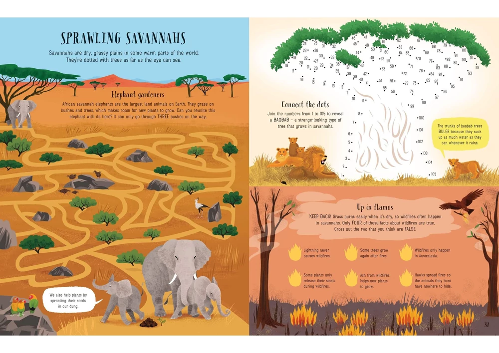 Kép 3/4 - Angol könyv, Okoskönyv, Usborne - Planet Earth Activity Book