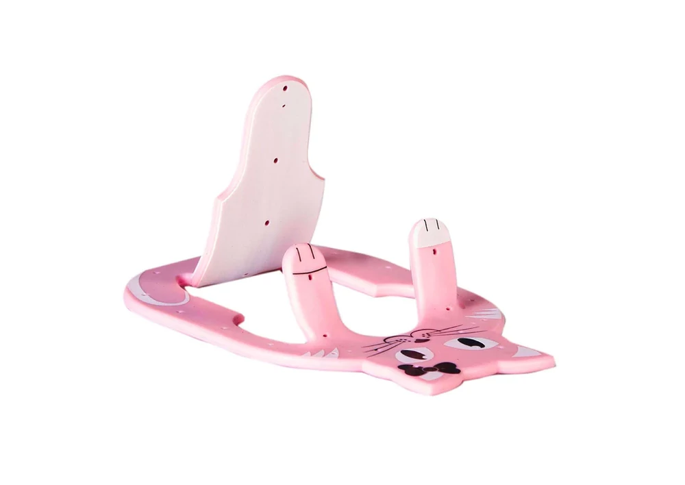 Kép 6/12 - mobiltartó állvány Flexistand Pal - cica - macska - rószaszín okoskönyv gyerek játék ajándék kiegészítő mobiltelefon