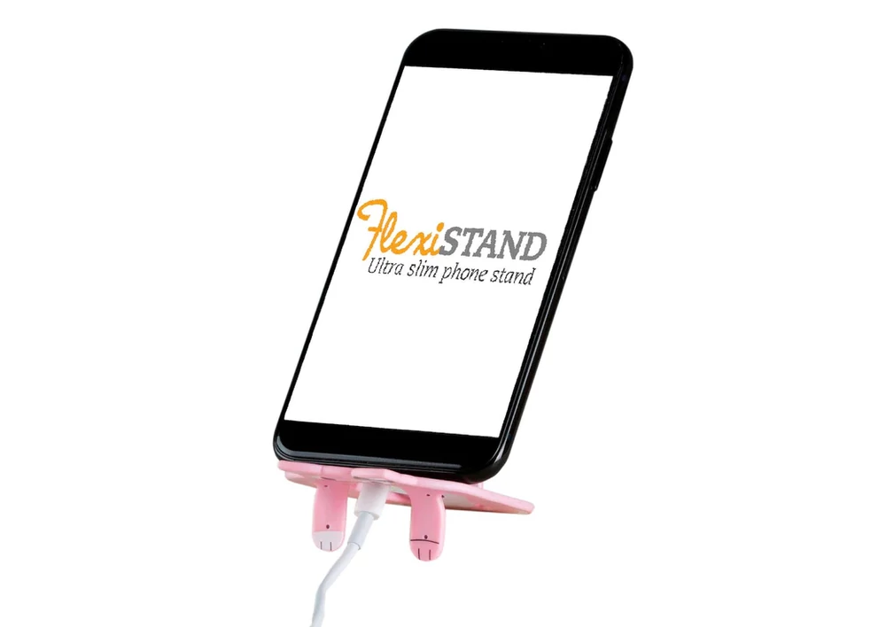 Kép 7/12 - mobiltartó állvány Flexistand Pal - cica - macska - rószaszín okoskönyv gyerek játék ajándék kiegészítő mobiltelefon