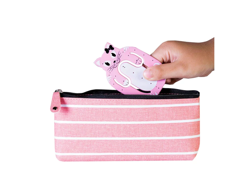 Kép 10/12 - mobiltartó állvány Flexistand Pal - cica - macska - rószaszín okoskönyv gyerek játék ajándék kiegészítő mobiltelefon