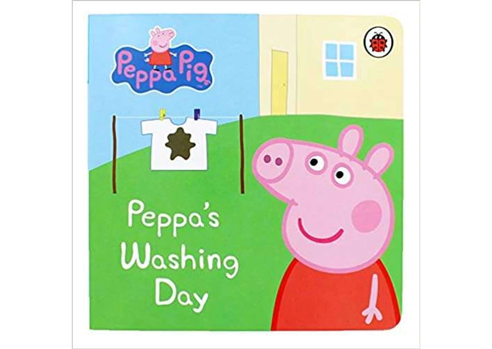 Kép 1/3 - Peppa's Washing Day 9780241316016 Okoskönyv Angol gyerekkönyv és ifjúsági könyv Usborne