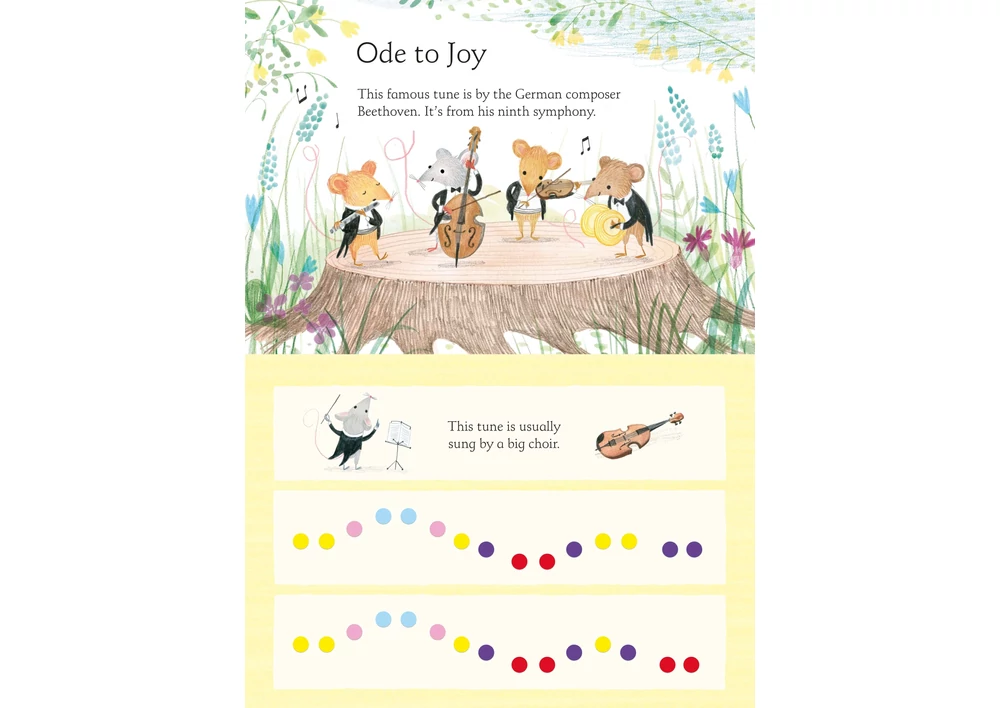 Kép 3/4 - Okoskönyv Usborne angol gyerekkönyv My First Keyboard Book