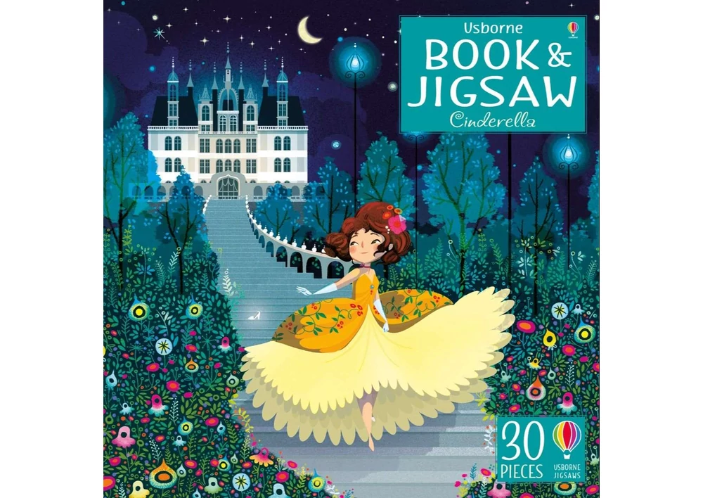 Kép 1/4 - Usborne Book and Jigsaw Cinderella 9781474929042 Okoskönyv Angol gyerekkönyv és ifjúsági könyv Usborne