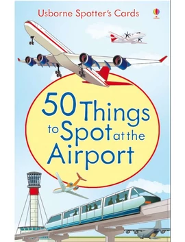50 Things to Spot at the Airport 9781409507307 Okoskönyv Angol gyerekkönyv és ifjúsági könyv Usborne