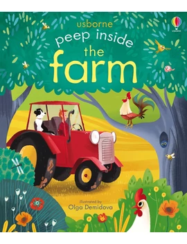 Peep Inside the Farm 9781409582045 Okoskönyv Angol gyerekkönyv és ifjúsági könyv Usborne