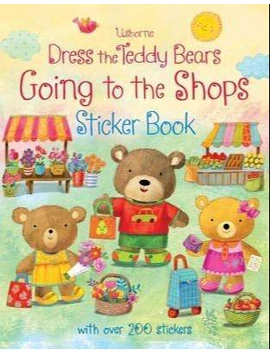 Dress the Teddy Bears Shops 9781409587552 Okoskönyv Angol gyerekkönyv és ifjúsági könyv Usborne