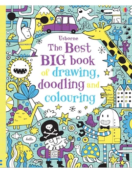 Best Big Book of Drawing, Doodling and Colouring 9781474903653 Okoskönyv Angol gyerekkönyv és ifjúsági könyv Usborne