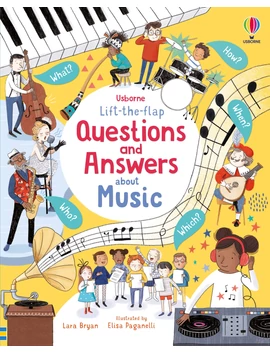 LTF Q&A About Music 9781474959964 Okoskönyv Angol gyerekkönyv és ifjúsági könyv Usborne