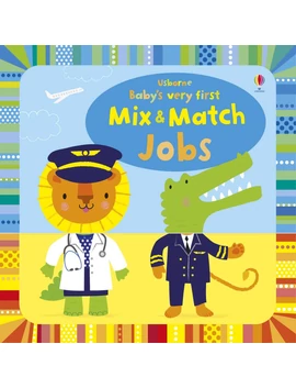 BVF Mix and Match Jobs 9781474967853 Okoskönyv Angol gyerekkönyv és ifjúsági könyv Usborne