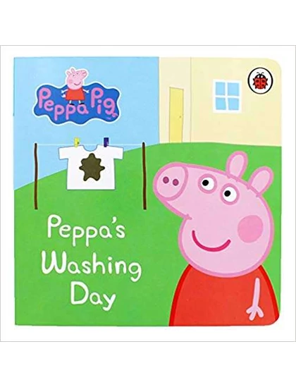 Peppa's Washing Day 9780241316016 Okoskönyv Angol gyerekkönyv és ifjúsági könyv Usborne