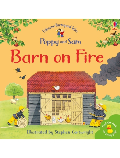 Farmyard Tales Stories Barn on Fire 9780746063200 Okoskönyv Angol gyerekkönyv és ifjúsági könyv Usborne