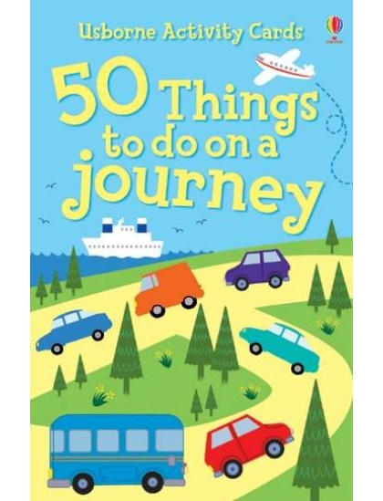 50 things to do on a Journey Cards 9780746073704 Okoskönyv Angol gyerekkönyv és ifjúsági könyv Usborne