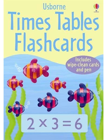 Times Tables Flashcards 9780746087893 Okoskönyv Angol gyerekkönyv és ifjúsági könyv Usborne