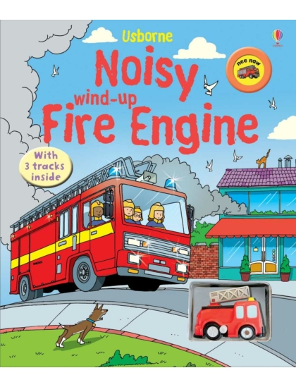 Noisy Wind-up Fire Engine 9780746091128 Okoskönyv Angol gyerekkönyv és ifjúsági könyv Usborne