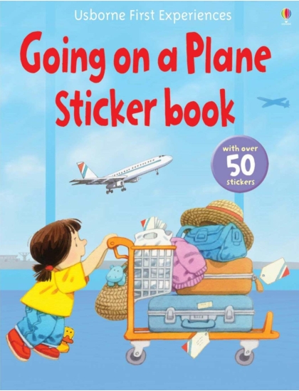 Going on a Plane Sticker Book 9780746093573 Okoskönyv Angol gyerekkönyv és ifjúsági könyv Usborne