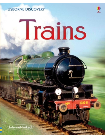 Discovery Trains 9780746096468 Okoskönyv Angol gyerekkönyv és ifjúsági könyv Usborne