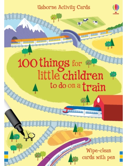 100 things for little children to do on a train 9781409504481 Okoskönyv Angol gyerekkönyv és ifjúsági könyv Usborne