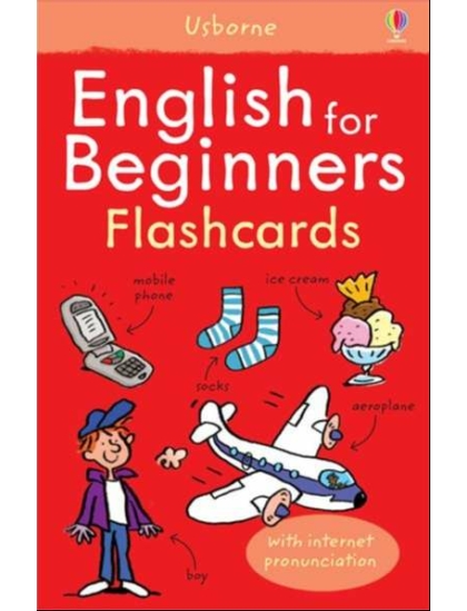 English for Beginners Flashcards 9781409509196 Okoskönyv Angol gyerekkönyv és ifjúsági könyv Usborne
