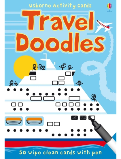 Travel Doodles 9781409516835 Okoskönyv Angol gyerekkönyv és ifjúsági könyv Usborne