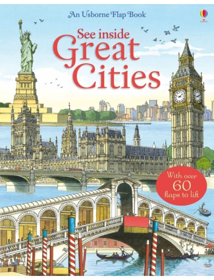 See Inside Great Cities 9781409519041 Okoskönyv Angol gyerekkönyv és ifjúsági könyv Usborne