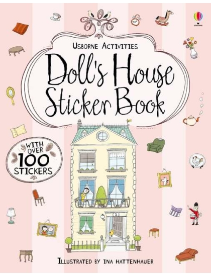 Doll's House Sticker Book 9781409520443 Okoskönyv Angol gyerekkönyv és ifjúsági könyv Usborne