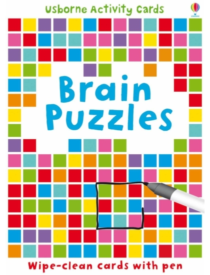 Brain Puzzles 9781409524236 Okoskönyv Angol gyerekkönyv és ifjúsági könyv Usborne