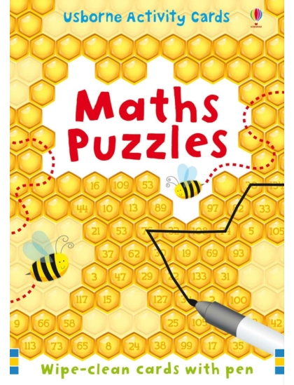 Maths Puzzles 9781409524243 Okoskönyv Angol gyerekkönyv és ifjúsági könyv Usborne