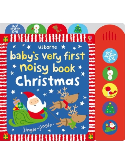 BVF Noisy Book Christmas 9781409530558 Okoskönyv Angol gyerekkönyv és ifjúsági könyv Usborne