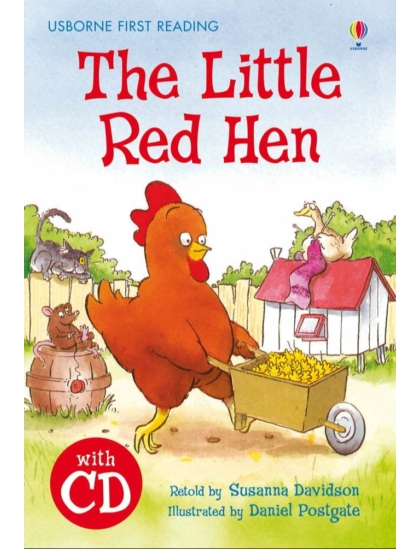 The Little Red Hen +CD 9781409533368 Okoskönyv Angol gyerekkönyv és ifjúsági könyv Usborne