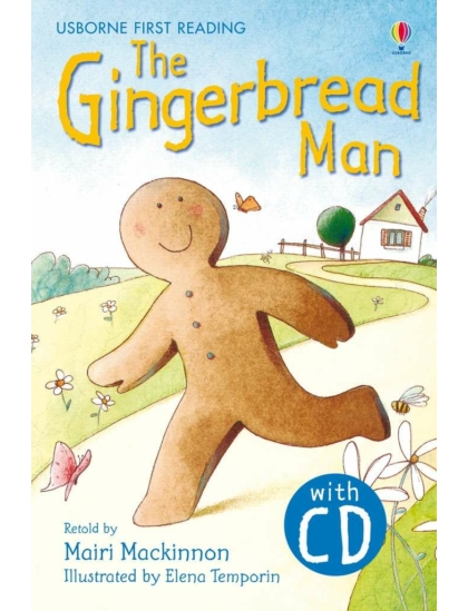 The Gingerbread Man +CD 9781409533399 Okoskönyv Angol gyerekkönyv és ifjúsági könyv Usborne