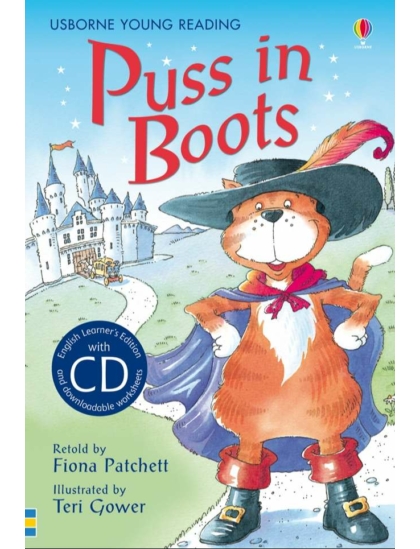 Puss in Boots +CD 9781409534020 Okoskönyv Angol gyerekkönyv és ifjúsági könyv Usborne