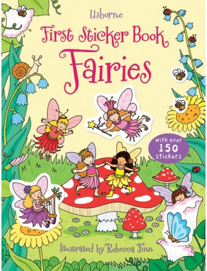 First Sticker Book Fairies 9781409534891 Okoskönyv Angol gyerekkönyv és ifjúsági könyv Usborne
