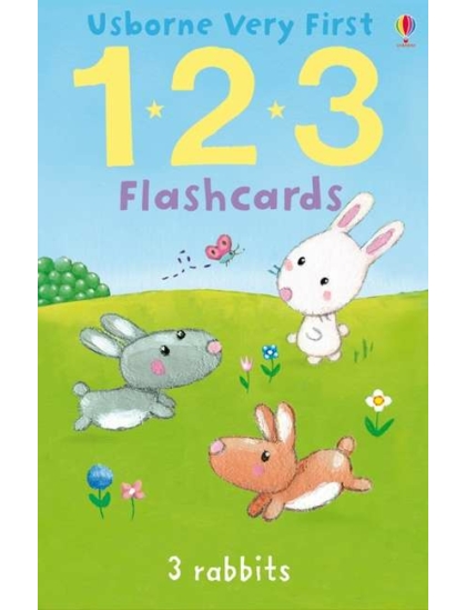 123 Flashcards 9781409535270 Okoskönyv Angol gyerekkönyv és ifjúsági könyv Usborne