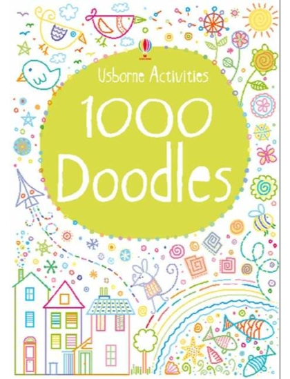 1000 Doodles 9781409537151 Okoskönyv Angol gyerekkönyv és ifjúsági könyv Usborne