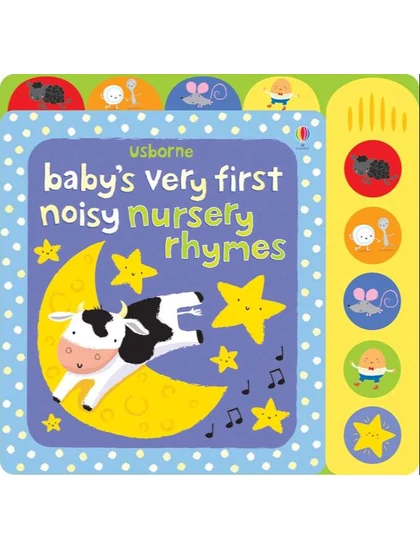 BVF Noisy Nursery Rhymes 9781409549710 Okoskönyv Angol gyerekkönyv és ifjúsági könyv Usborne