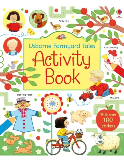 Farmyard Tales Activity Book 9781409549987 Okoskönyv Angol gyerekkönyv és ifjúsági könyv Usborne