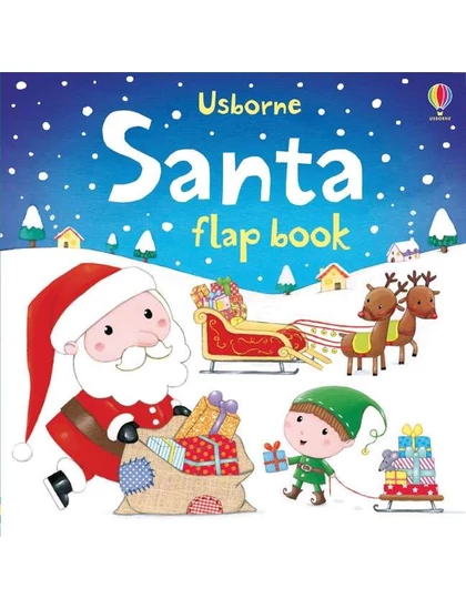 Santa Flap Book 9781409551461 Okoskönyv Angol gyerekkönyv és ifjúsági könyv Usborne