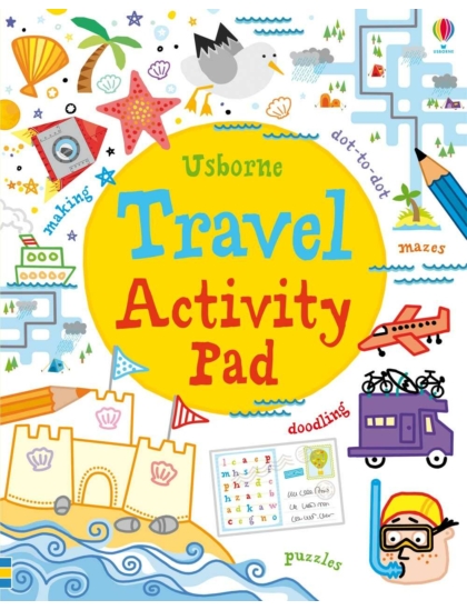Travel Activity Pad 9781409561910 Okoskönyv Angol gyerekkönyv és ifjúsági könyv Usborne
