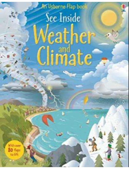 See Inside Weather &amp; Climate 9781409563983 Okoskönyv Angol gyerekkönyv és ifjúsági könyv Usborne
